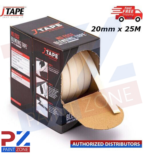 J Tape No Edge Blending Tape 20mm x 25m Roll x1 Box, bodywork